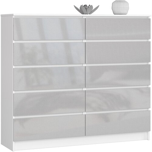 AKORD KOMODA K140 10SZ CLP METALIK POŁYSK, (21703133) Slike