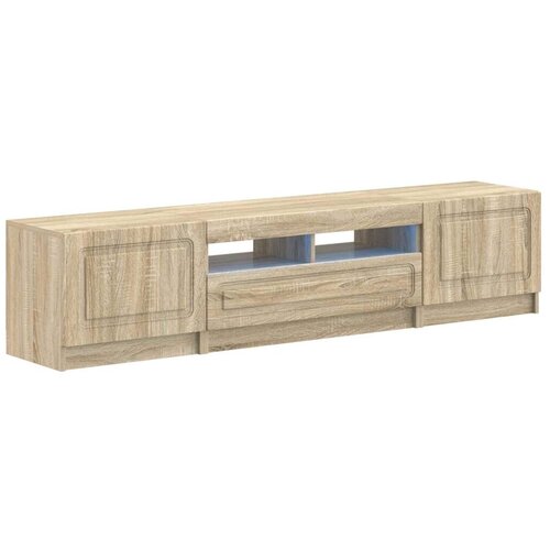  5-dijelni LED TV ormarić Hrast sonoma Konstruirano drvo - Hrast sonoma 81 cm Cene