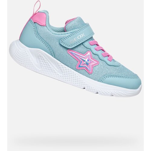 Geox Blue Girls Sneakers Sprintye - Girls Cene