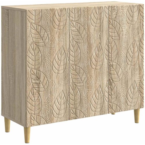 vidaXL Strani &scaron;al Sonoma hrast 89 x 34,5 x 80 cm Inženirski les, (5000253200) Cene