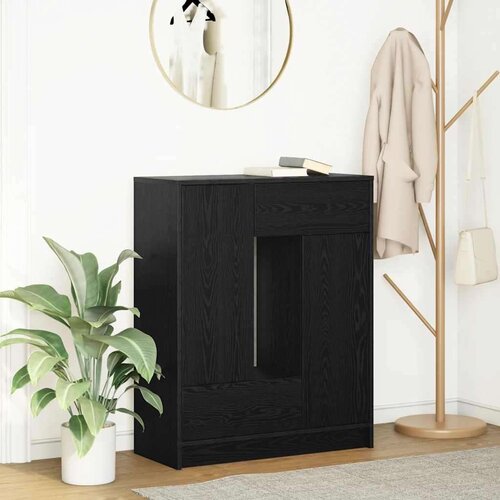  Komoda s predali in vrati, artisan hrast, 73x31x90 cm Slike