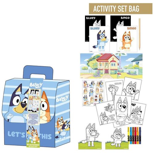 BLUEY Mochila set coloreable Slike