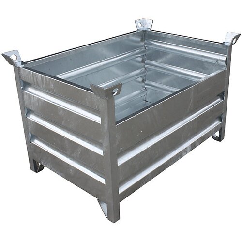Eichinger zaboji za zlaganje s polno steno, dxšxv 1500 x 800 x 750 mm, pocinkana izvedba Cene