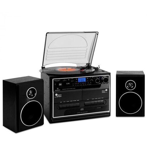 Auna 388-BT HIFI CD STEREO SISTEM GRAMOFON KAZETOFON Slike