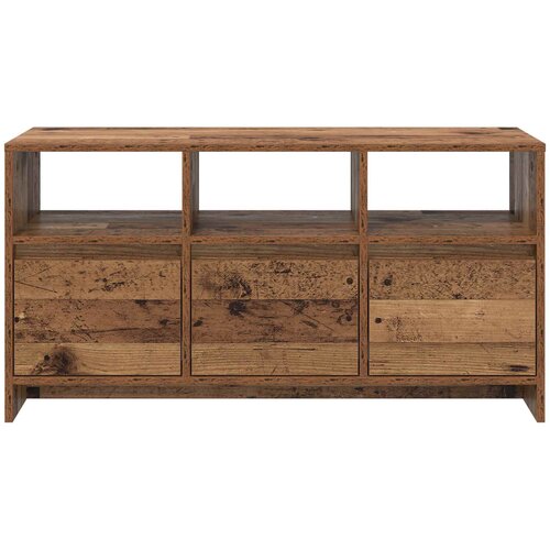  TV komoda 102 x 37,5 x 52,5 cm Drvo hrasta Konstruirano drvo Slike