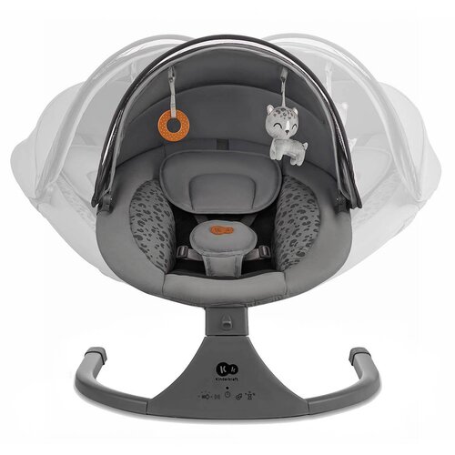 Kinderkraft Stolica Za Ljuljanje Lumi 2 Dark Grey Slike