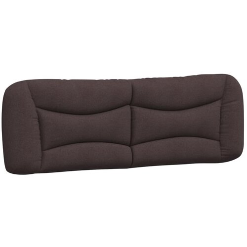 Maison Chic Posteljno vzglavje - Vzglavna omarica - Vzglavna stranica temno rjava 160 cm blago, (21704178) Cene