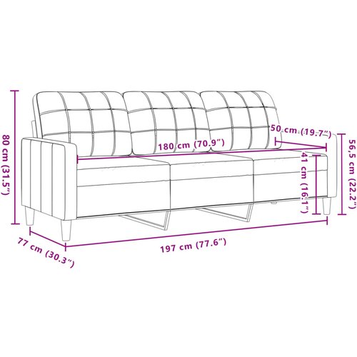  3-dijelni set sofa s jastucima crvena boja vina bar&amp;scaron;unasti Slike