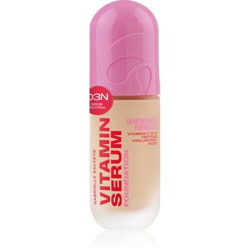 Gabriella Salvete Vitamin Serum Foundation lagani puder s hranjivim učinkom nijansa 03N Beige Neutral 30 ml Slike