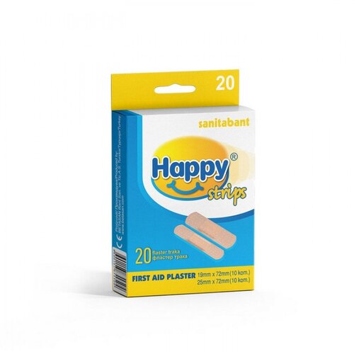 SANITABANT Happy strips flaster 20 komada Slike