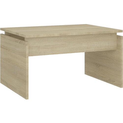 Maison Chic Klubska mizica - kavna mizica - Nizka mizica sonoma hrast 68x50x38 cm iverna plo&amp;scaron;ča, (21752717) Slike