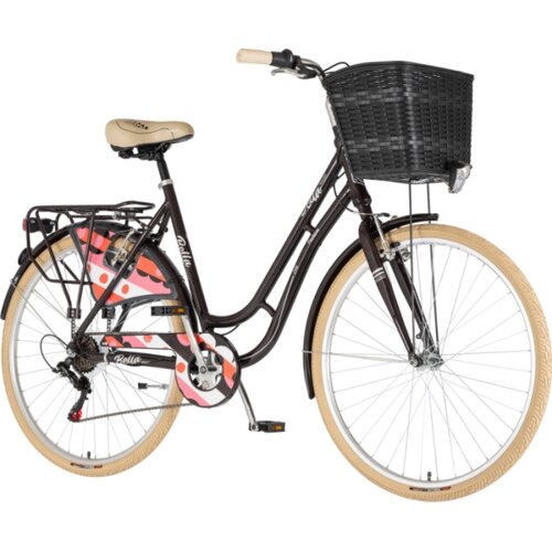 Visitor Bicikl fashion bella alu 28" alu 21" v-brake 6 brzina 155-178cm (s/m) braon perla uv sjaj Cene