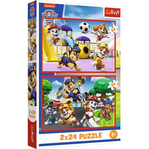 Trefl Puzzle Patrolne šape - 2x24 dela Cene