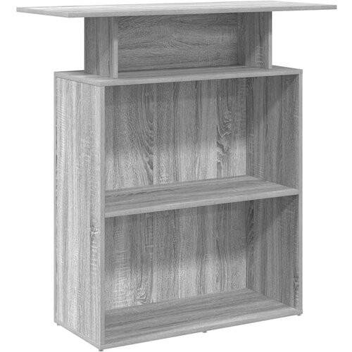 Maison Chic Sprejemna miza - Računalniška miza - pisarniška miza siva sonoma 100x40x104 cm inženirski les, (21785521) Cene