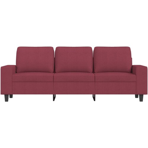  Trosjed od tkanine crvena boja vina 180 cm Slike