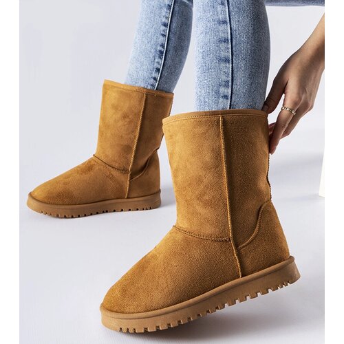 Gemre Brown insulated classic snow boots Ireneo Cene