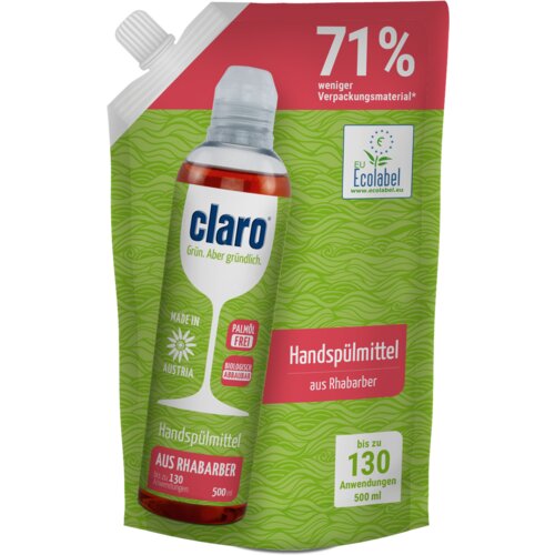 claro ECO tekočina za ročno pomivanje posode - 500 ml Cene