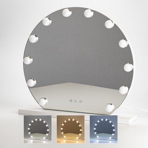  Brilagi - LED prigu&amp;scaron;iva make-up ogledalo HOLLYWOOD LED/12W/230V 3000/4000/6500K Slike