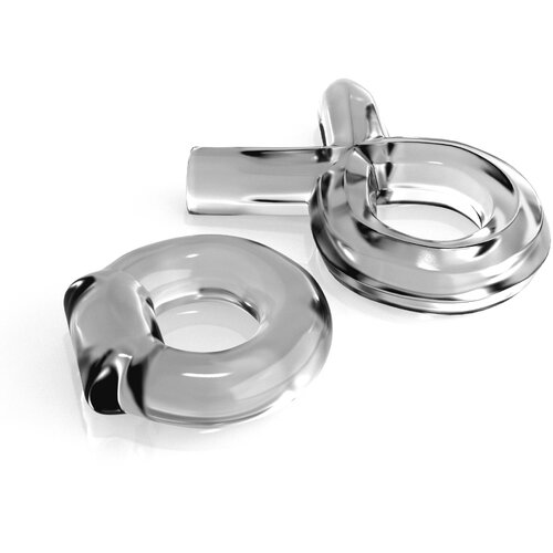 Pipedream classix couples cock ring set clear Slike