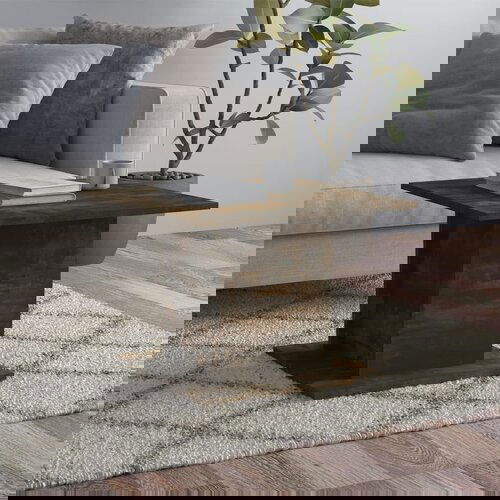 VidaXL stolić za kavu boja dimljenog hrasta 55,5x55,5x40 cm od iverice Slike