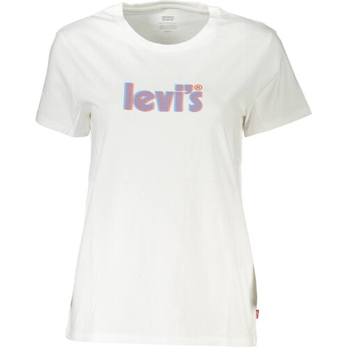 Levi's LEVI&#39;S WHITE WOMEN&#39;S SHORT SLEEVE T-SHIRT Cene