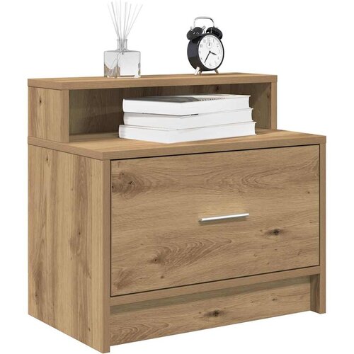 vidaXL Noćni ormarići s ladicom 2 kom artisan hrast 51x31x47 cm Cijene