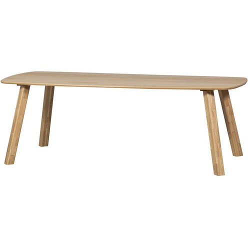 WOOOD Jedilna miza iz masivnega hrasta 100x220 cm Tablo &amp;ndash; Slike