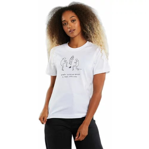 DEDICATED T-shirt Mysen A Man´s Feelings White