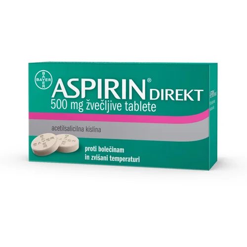  Aspirin Direkt, žvečljive tablete