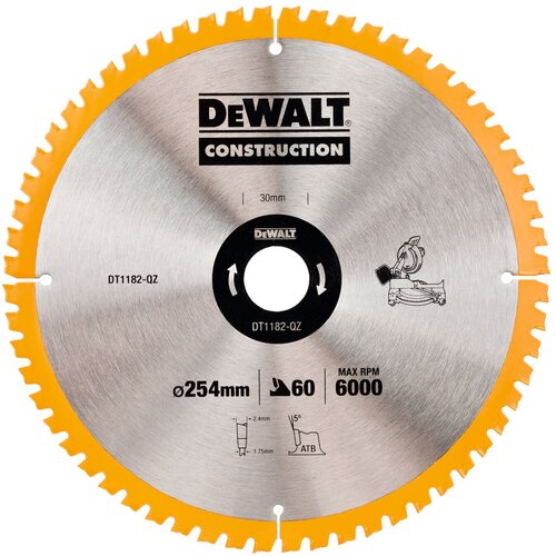 Dewalt list kr.ž.roč. 254/30, 60 zob, (21236616) Slike