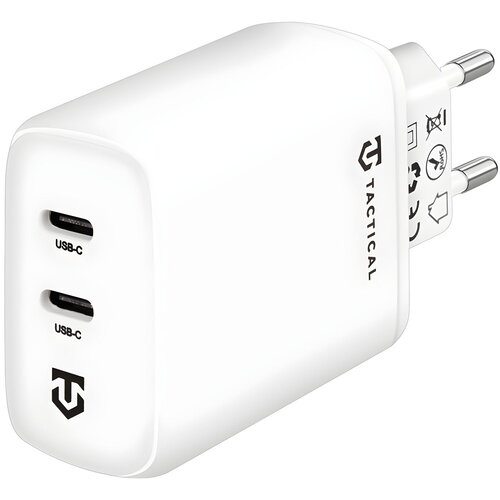 TACTICAL mrežni punjač 2x USB-C - 40W - Bijela KP31220 Slike