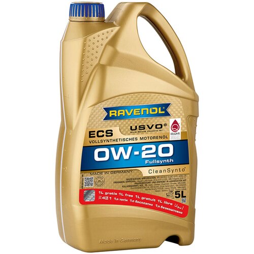 RAVENOL Motorno ulje ECS EcoSynth 0W-20, 4 l + Poklon, 1 l Cene