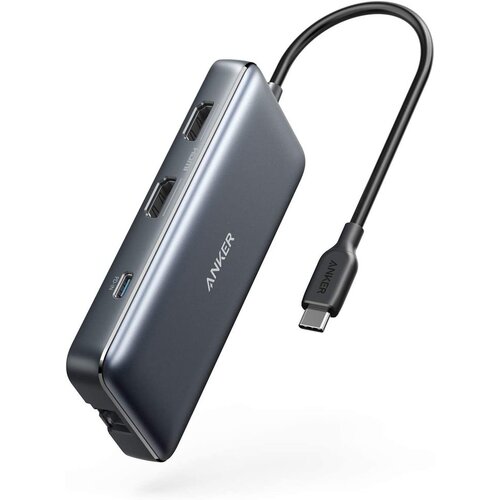 Anker PowerExpand 8-in-1 USB-C PD Media Hub Gray (A83800A1) Cene