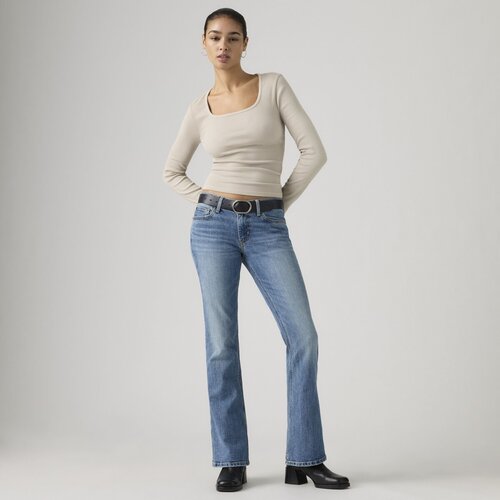 Levi&amp;#039;s Jeans flare Low Slim Boot Modra Slike