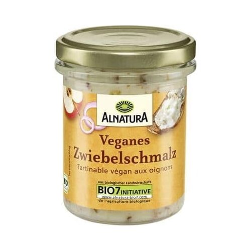 Alnatura Bio veganska svinjska mast s lukom - 150 g Slike