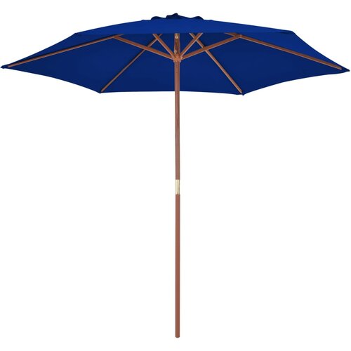  Vanjski suncobran s drvenim stupom 270 cm Slike