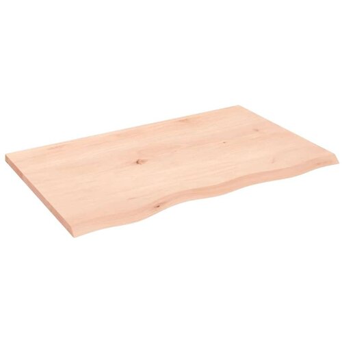  Polica 80 x 50 x 2 cm od neobrađene masivne hrastovine Slike
