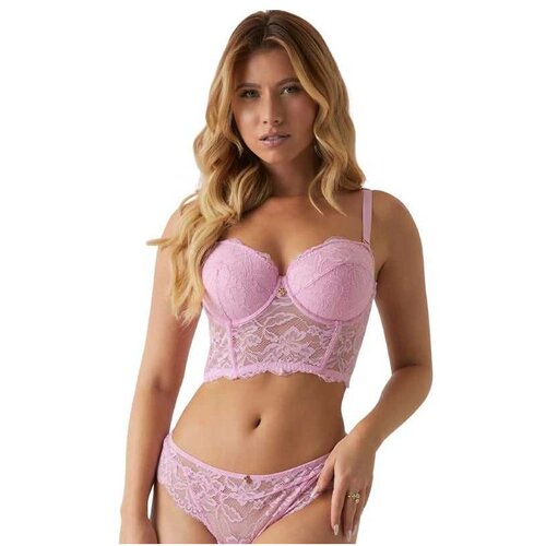 Guess Čipkani pink korset Cene