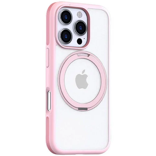 Torras Ostand R Fusion Case za iPhone 16 Pro (Roza)