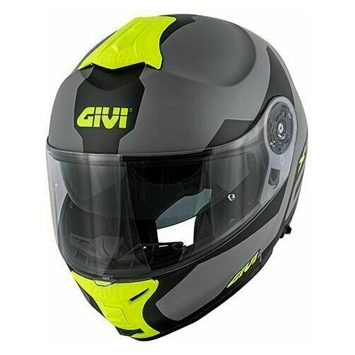Givi X.21 Challenger Spirit Matt Grey/Black/Yellow M Kaciga Slike