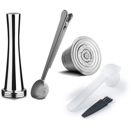 INF kavne kapsule nespresso kapsule filter za držalo za kavne stroke za ponovno polnjenje silver, (21536375) Cene