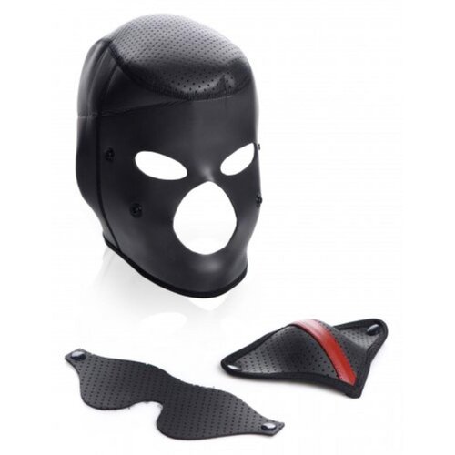 Master Series Kapuca z odstranljivo prevezo za oči in masko Cene