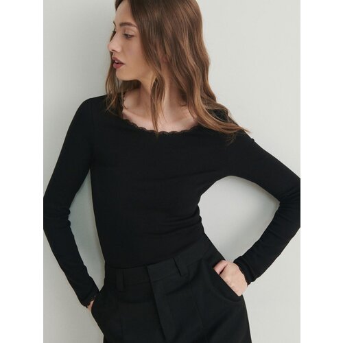 Reserved Ladies` blouse - črna Cene