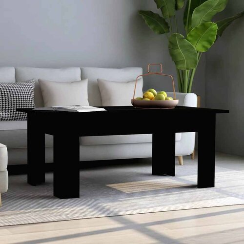  Stolić za kavu crni 100 x 60 x 42 cm od konstruiranog drva Cene
