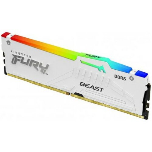 Ram DIMM DDR5 Kingston Beast White RGB EXPO 16GB 6000MHz KF560C36BWEA-16 Cene