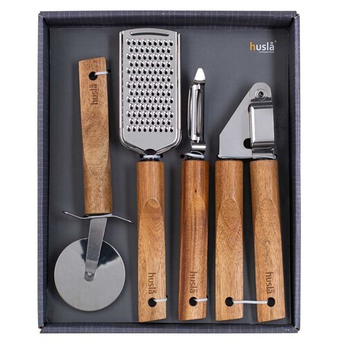 HUSLA SET KUHINJSKIH POSOD LES, 4 ELEMENT, (21400347) Slike