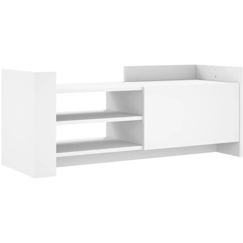 VidaXL TV omarica bela 100x35x40 cm inženirski les, (21323500) Slike