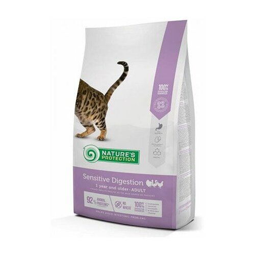 Natures Protection Nature's Protection Super Premium Cat Sensitive Digestion, hrana za mačke 2 kg Slike