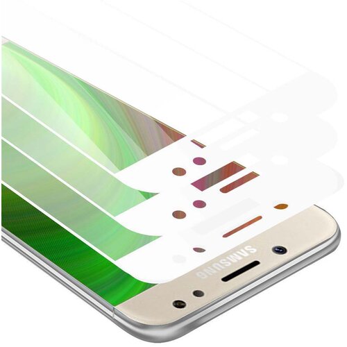 Cadorabo 3x Celozaslonska zaščitna folija, združljiva z Samsung Galaxy J5 2017 - Zaščitna folija v transparentno z belo - 3-pack Kaljeno steklo za zaščito zaslona s trdoto 9H in 3D dotikom, (20553188) Cene