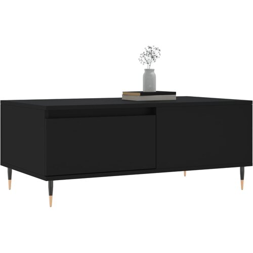  Stolić za kavu crni 90 x 50 x 36,5 cm od konstruiranog drva Slike